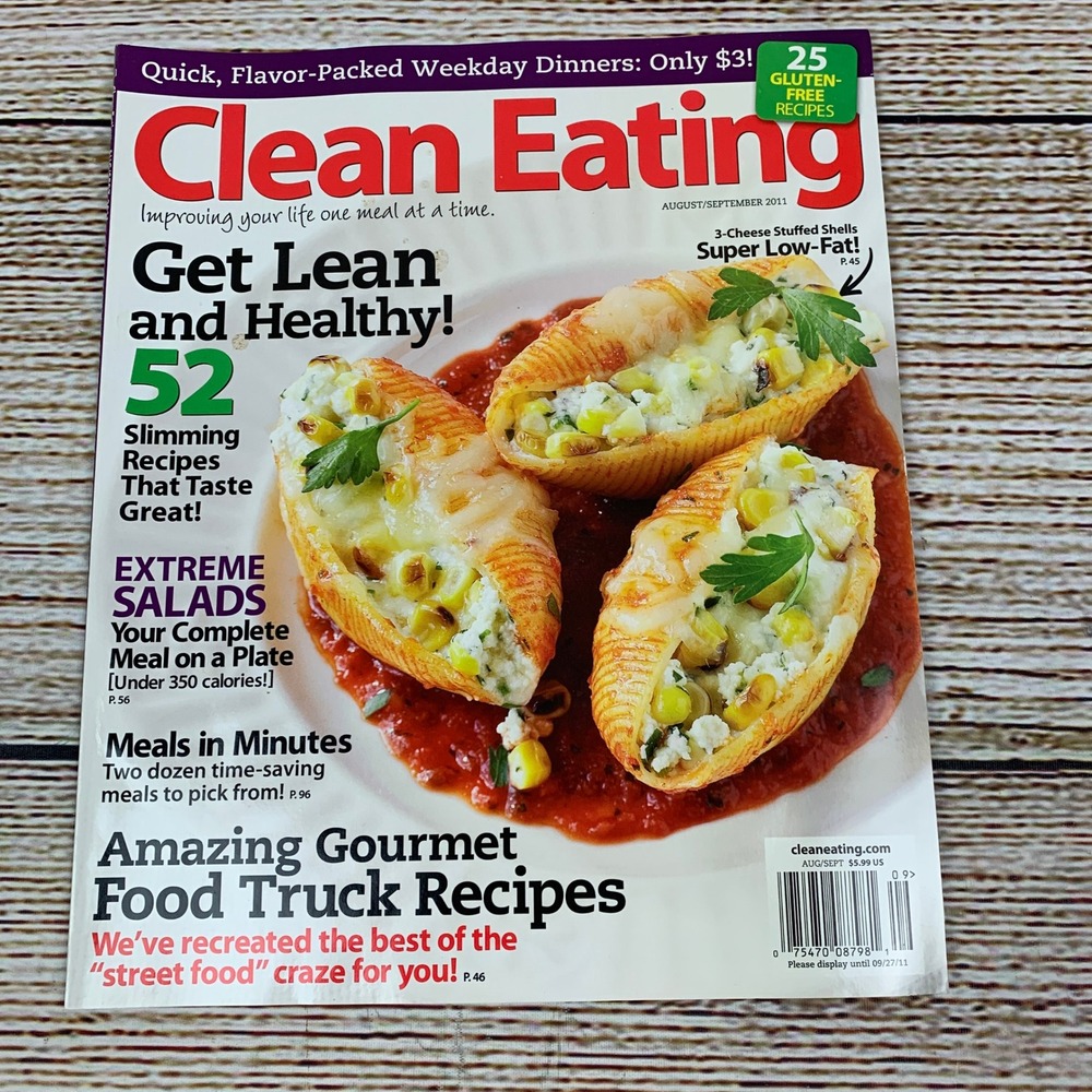 Clean Eating Magazine [August September 2011] Recipes Food Truck‎ Gourmet